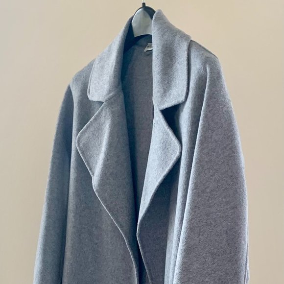 The Reset "R-Label" Double Faced Tie Coat in Grey - XS - Picture 13 of 13